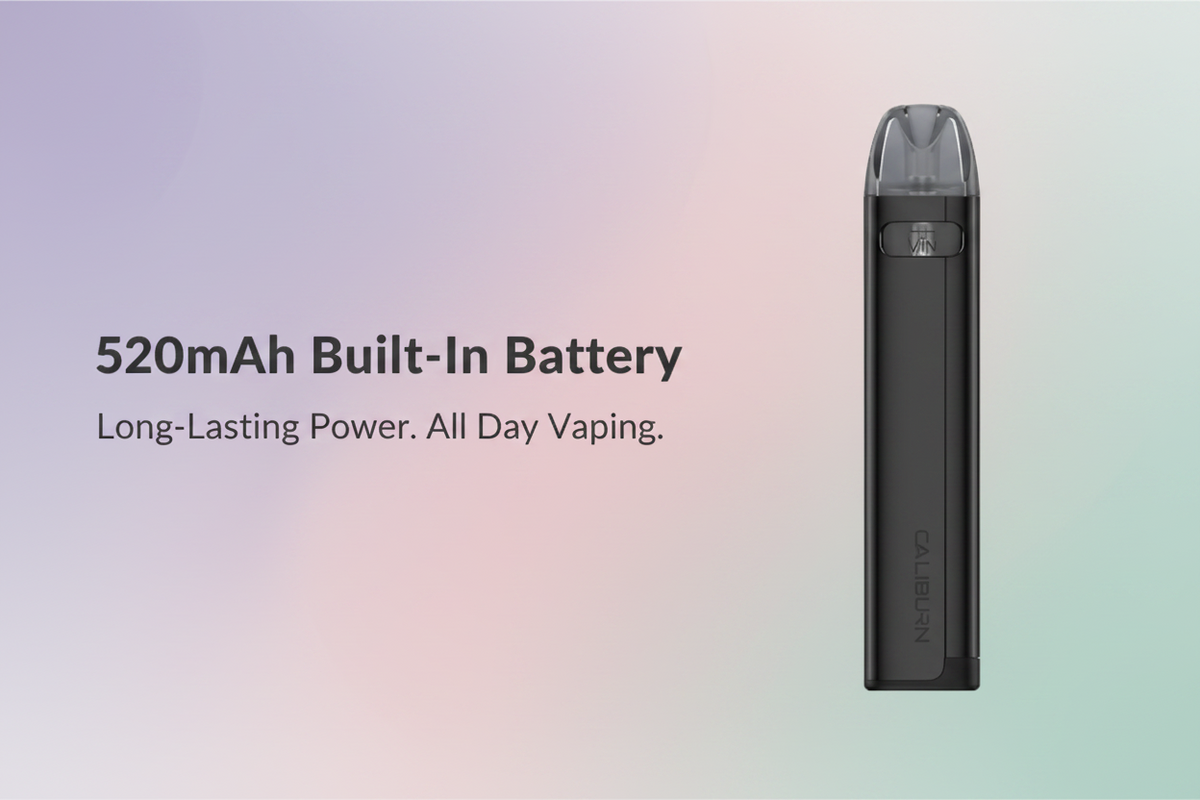 520mAh Built-In Battery