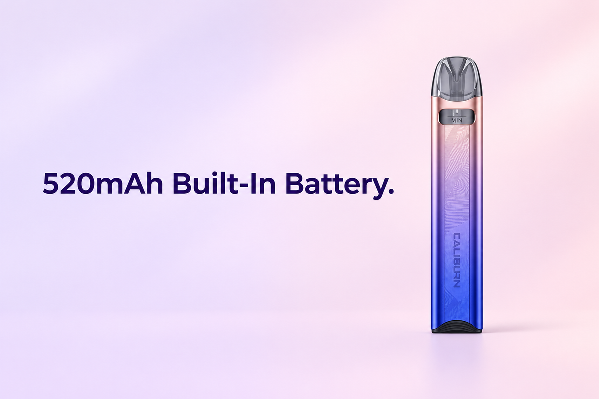 520mAh Built-In Battery