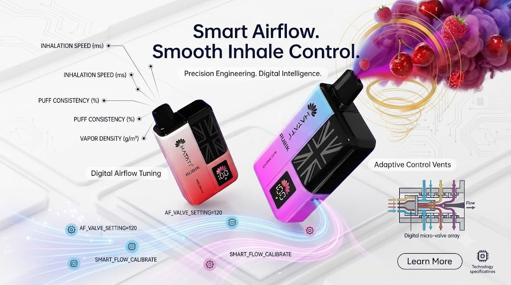 Smart Airflow and Smooth Inhale Control