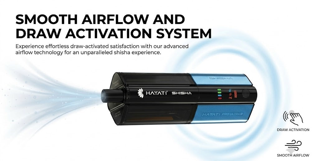 Smooth Airflow and Draw Activation System