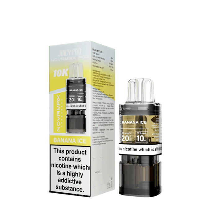 Box of 10 - Juicy Pod Novamax 10K Prefilled Pods – Select Vape Club