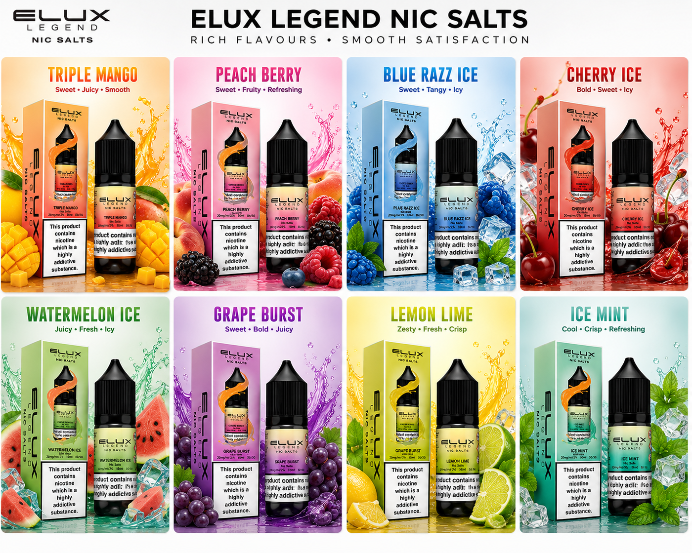 Available Flavours