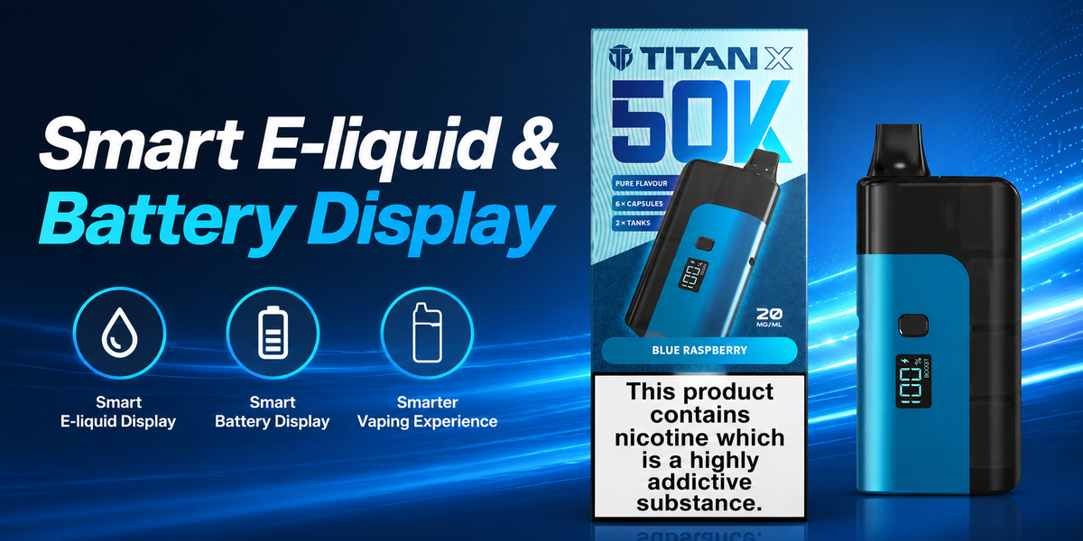 Smart E-liquid & Battery Display