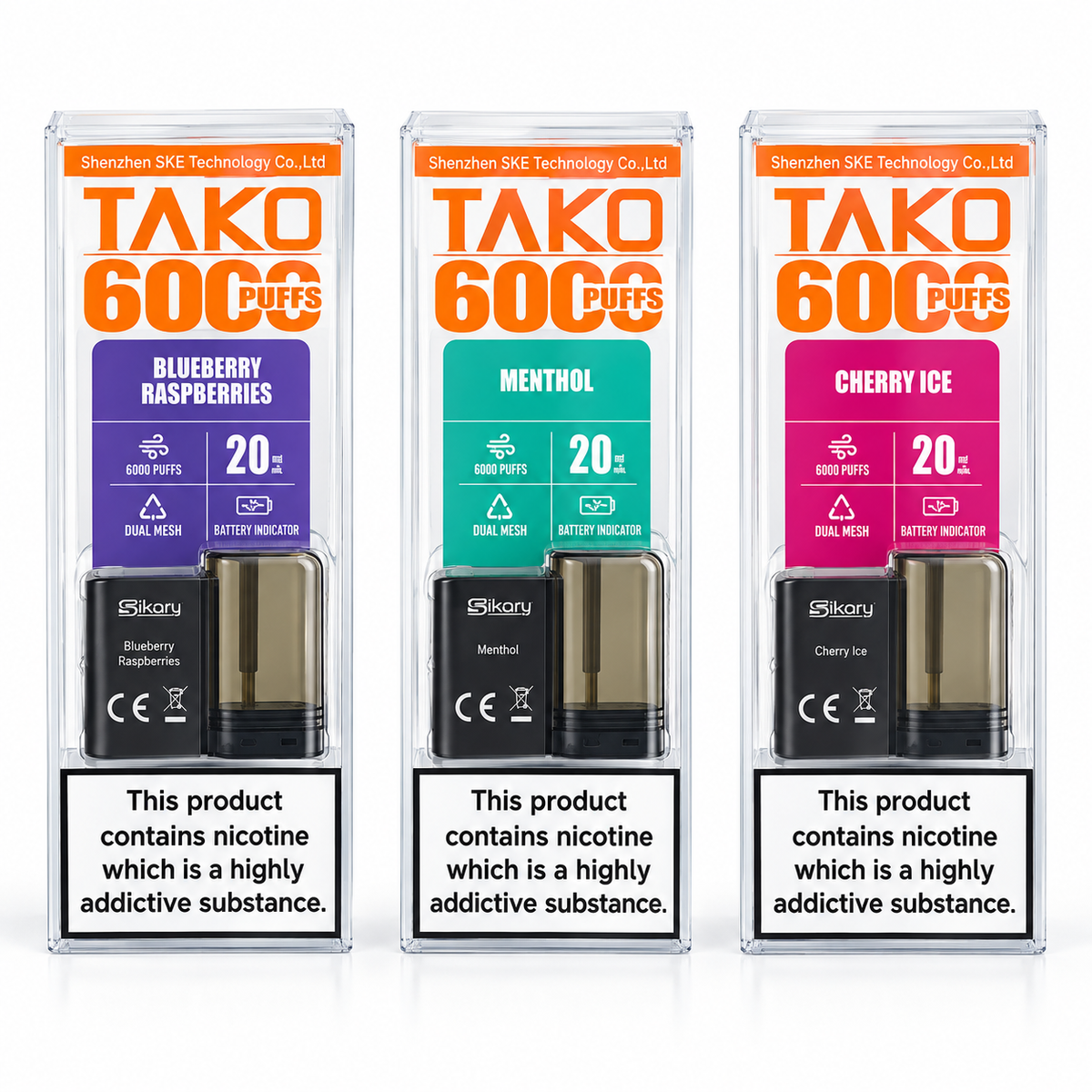 Available Flavours
