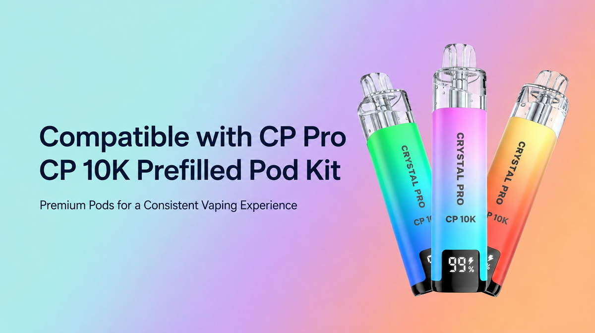 Compatible with CP Pro CP 10K Prefilled Pod Kit
