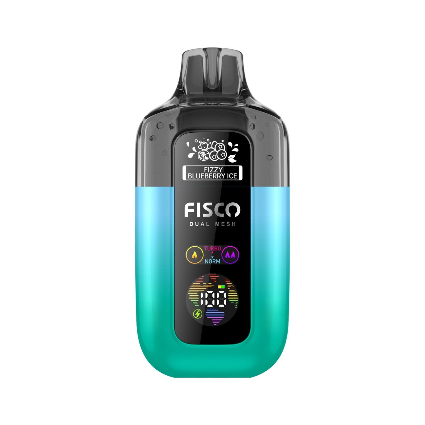 FISCO POINT PRO 7000 DISPOSABLE VAPE KIT 20MG Fizzy Blueberry Ice