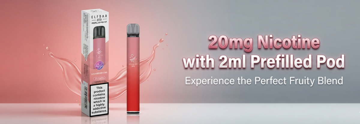 20mg Nicotine with 2ml Prefilled Pod