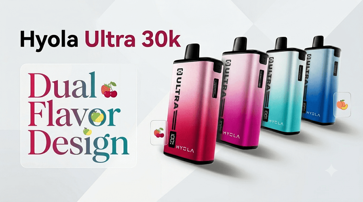 Dual Flavour Design – Enjoy Two Flavours in One Device