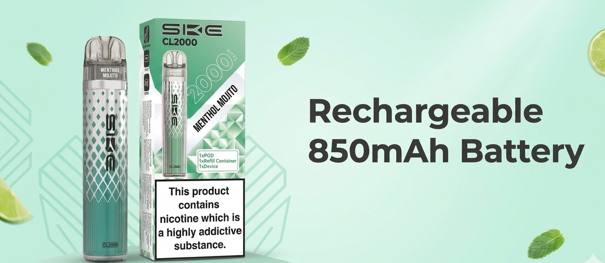Rechargeable 850mAh Battery