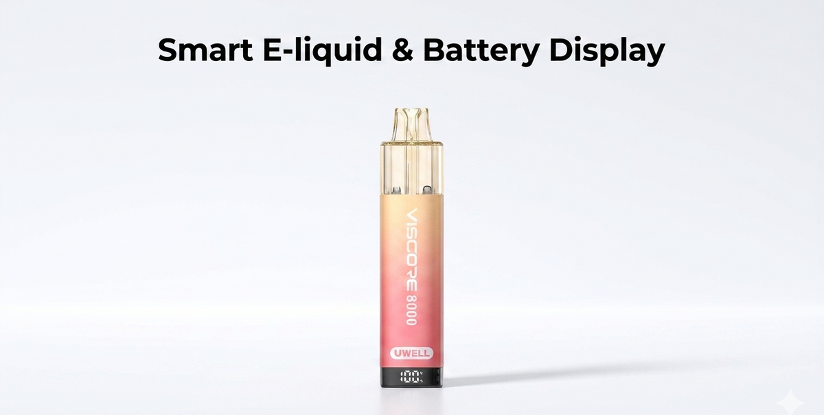 Smart E-liquid & Battery Display