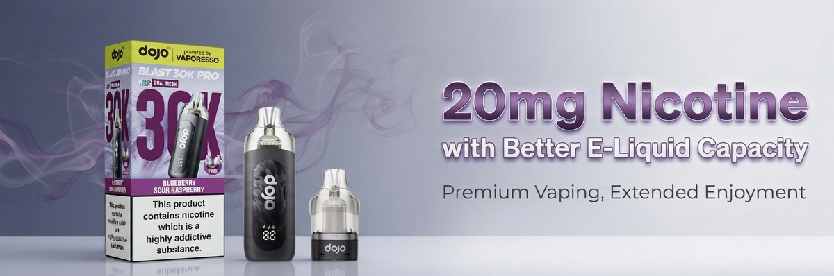 20mg Nicotine with Better E-Liquid Capacity