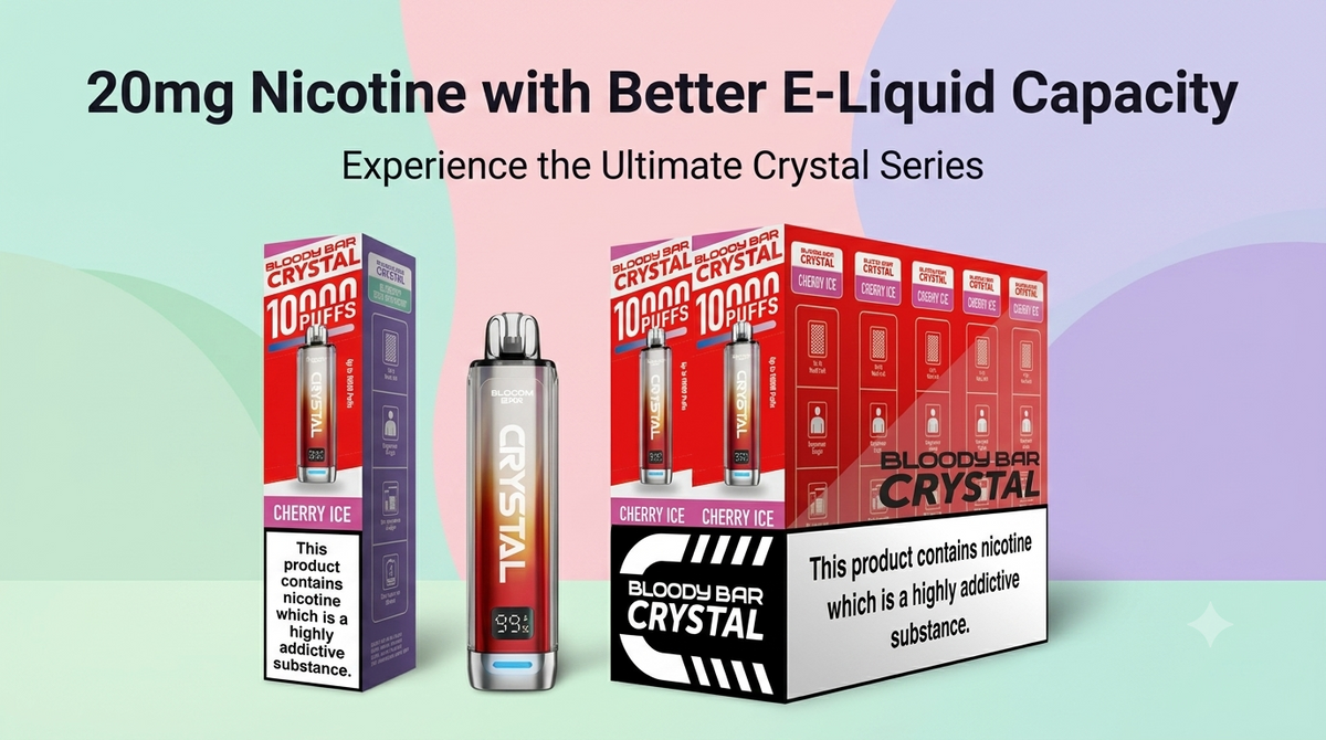 20mg Nicotine with Better E-Liquid Capacity