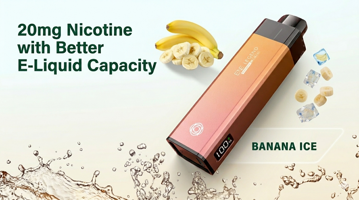 20mg Nicotine with Better E-Liquid Capacity