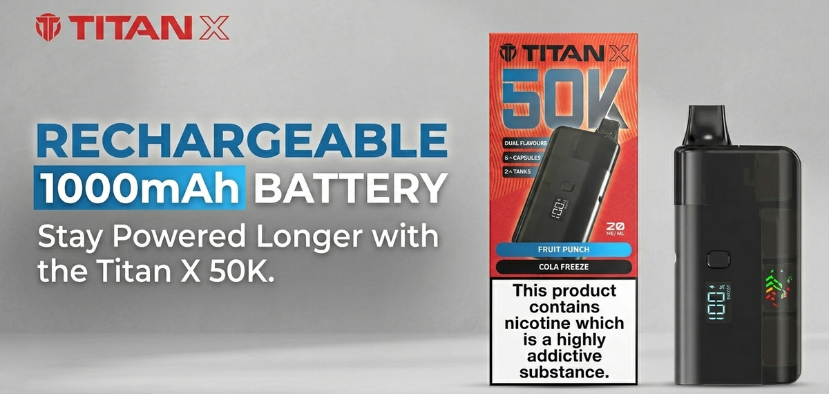 Rechargeable 1000mAh Battery