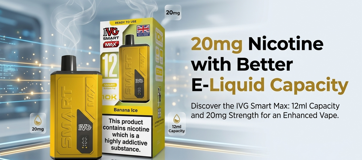 20mg Nicotine with Better E-Liquid Capacity