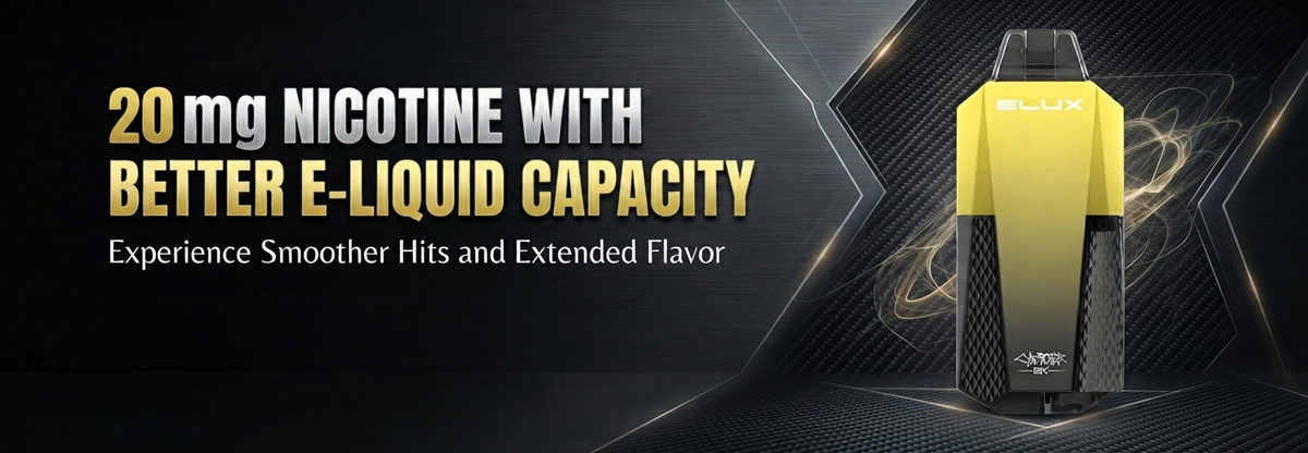 20mg Nicotine with Better E-Liquid Capacity
