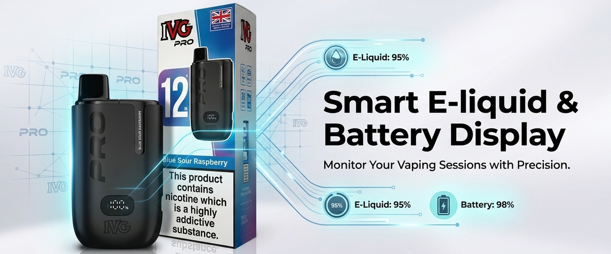 Smart E-liquid & Battery Display