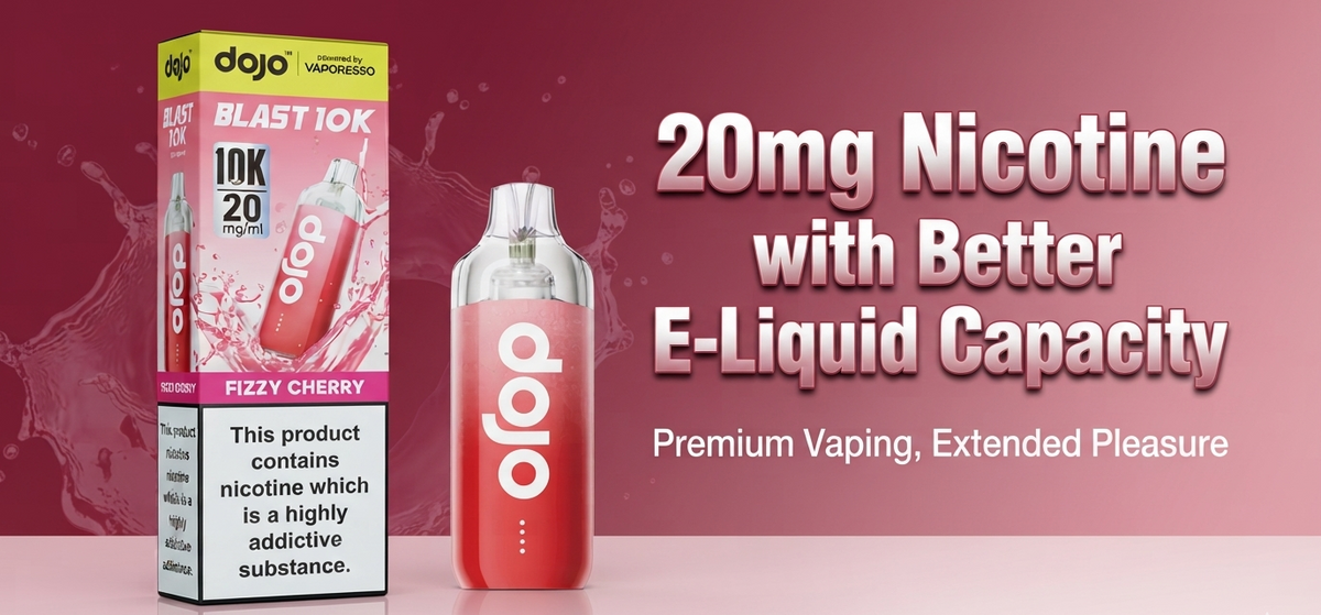 20mg Nicotine with Better E-Liquid Capacity
