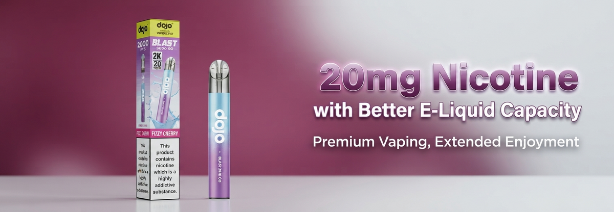 20mg Nicotine with Better E-Liquid Capacity