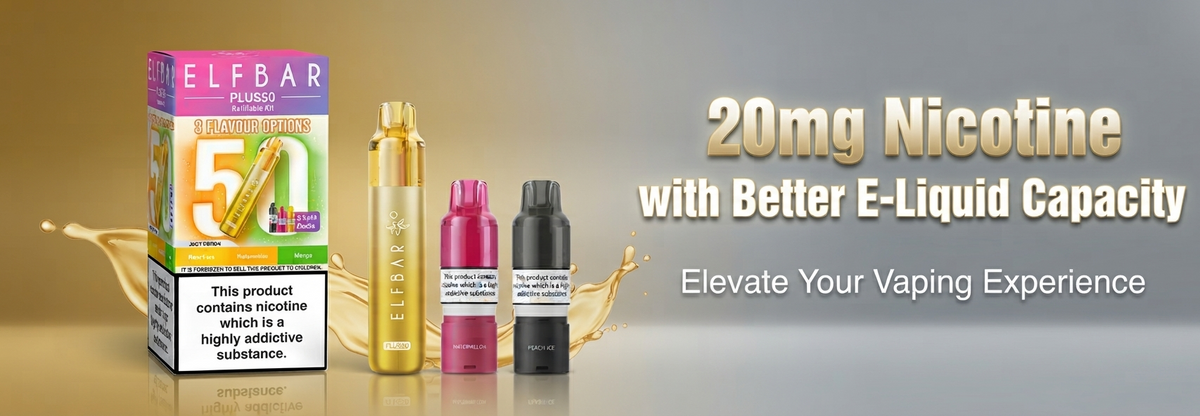 20mg Nicotine with Better E-Liquid Capacity