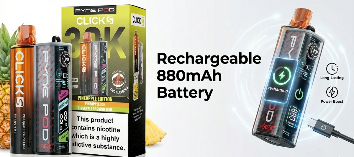 Rechargeable 880mAh Battery