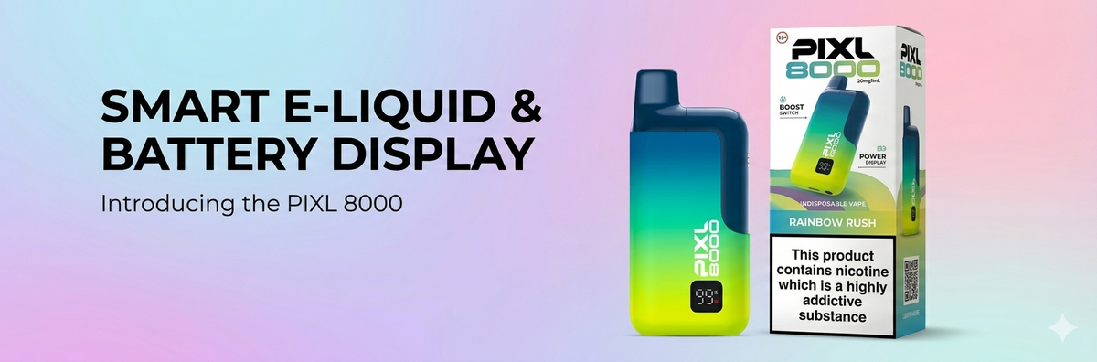 Smart E-liquid & Battery Display
