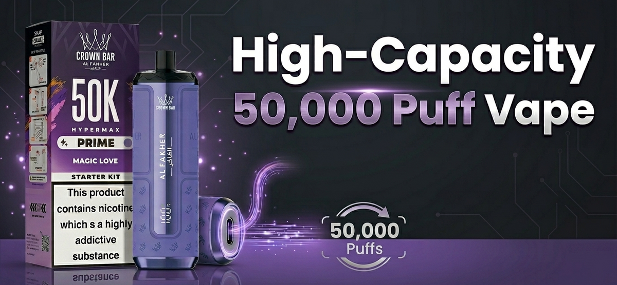 High-Capacity 50,000 Puff Vape