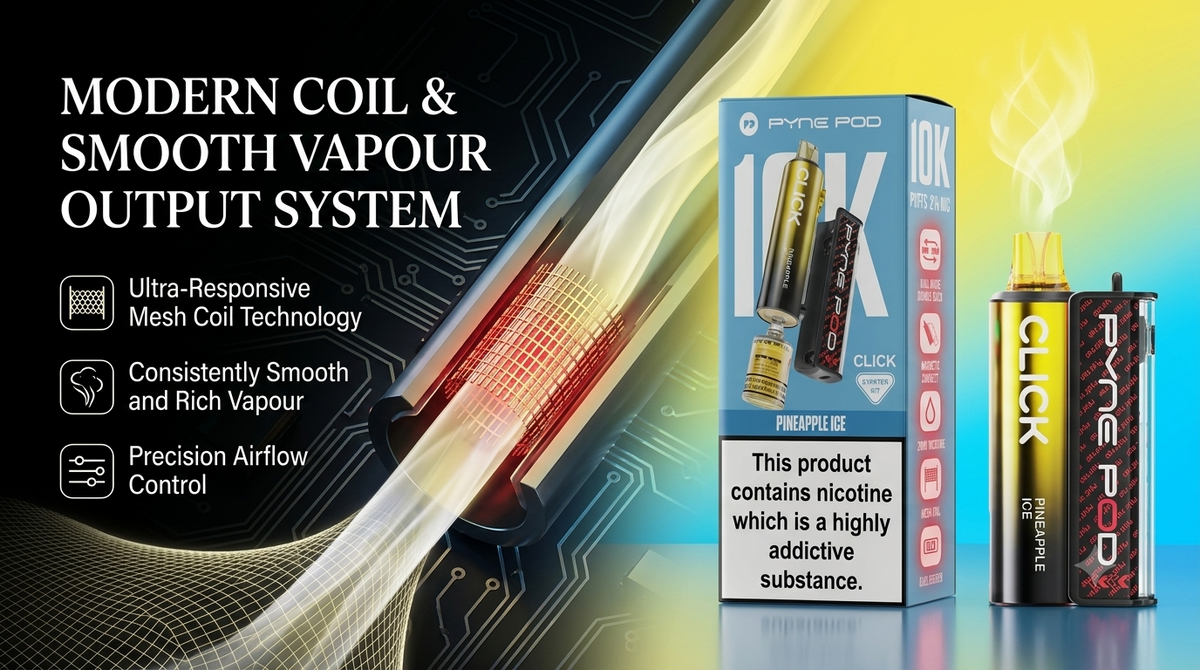 Modern Coil & Smooth Vapour Output System