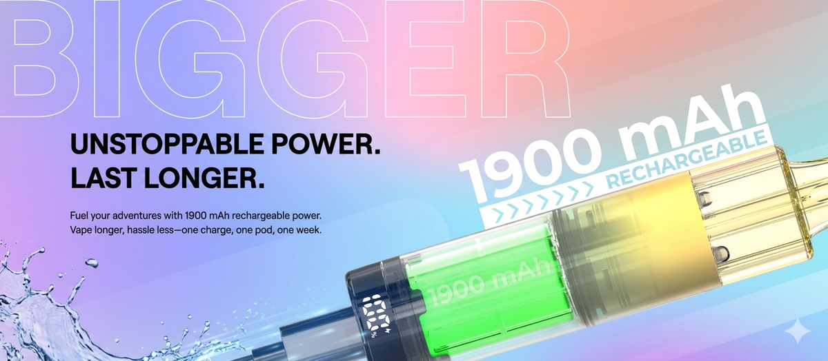 Rechargeable 1900mAh Battery