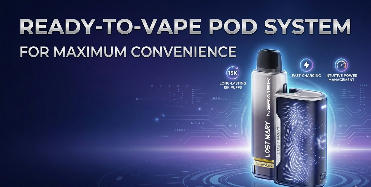 Ready-to-Vape Pod System for Maximum Convenience