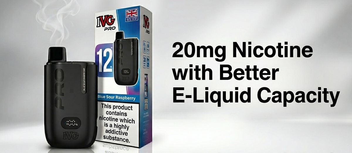 20mg Nicotine with Better E-Liquid Capacity