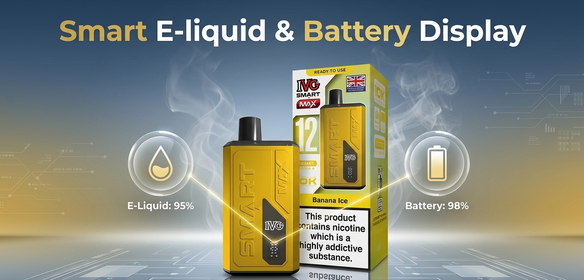 Smart E-liquid & Battery Display