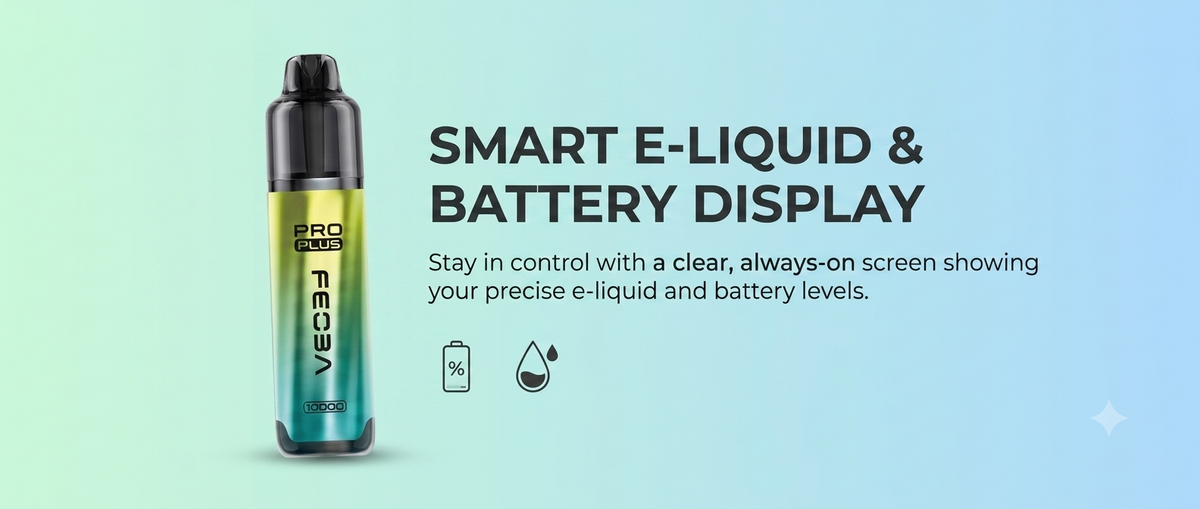 Smart E-liquid & Battery Display