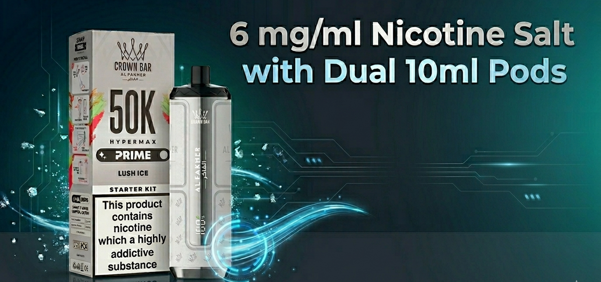 6 mg/ml Nicotine Salt with Dual 10ml Pods