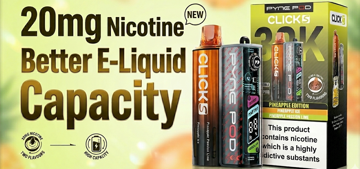 20mg Nicotine with Better E-Liquid Capacity