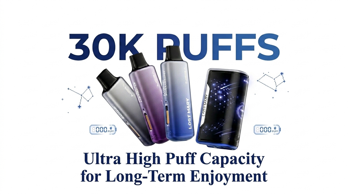 Ultra High Puff Capacity for Long-Term Enjoyment