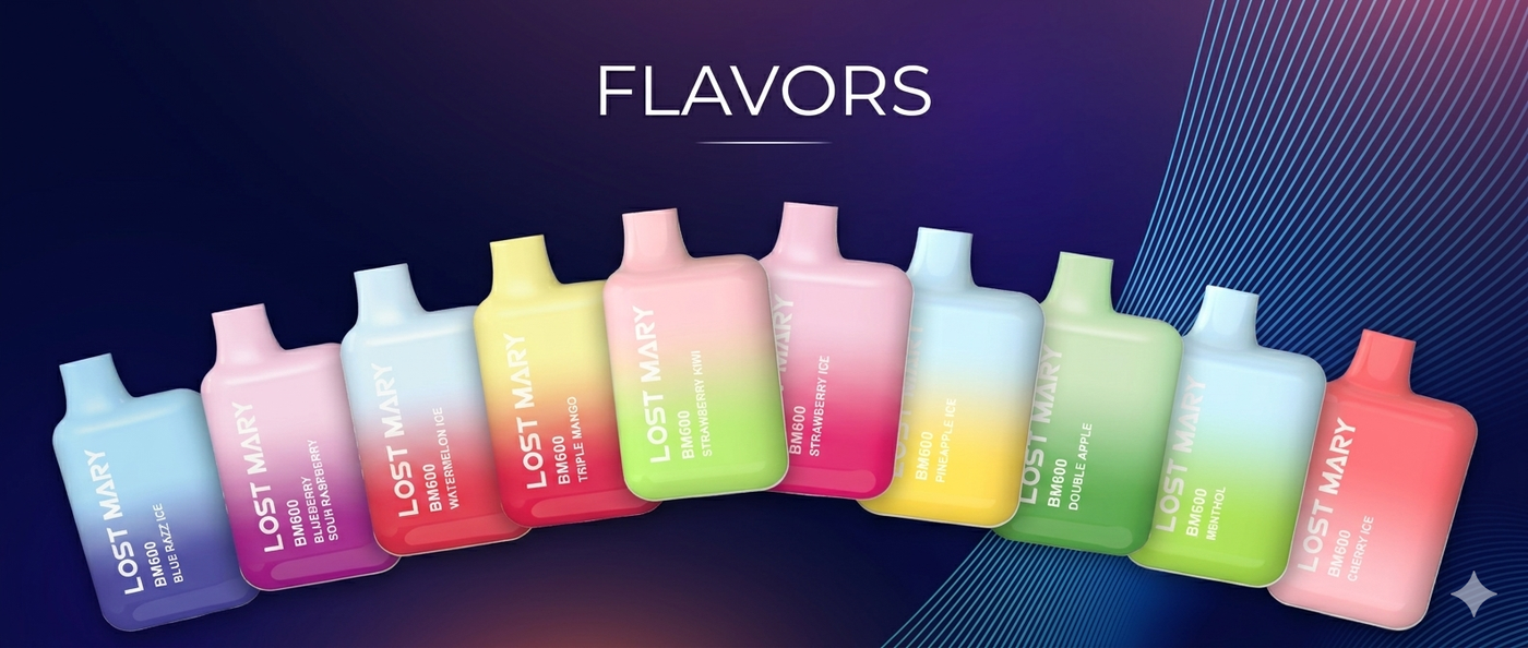 Flavours of Lost Mary BM600 Vape Kit