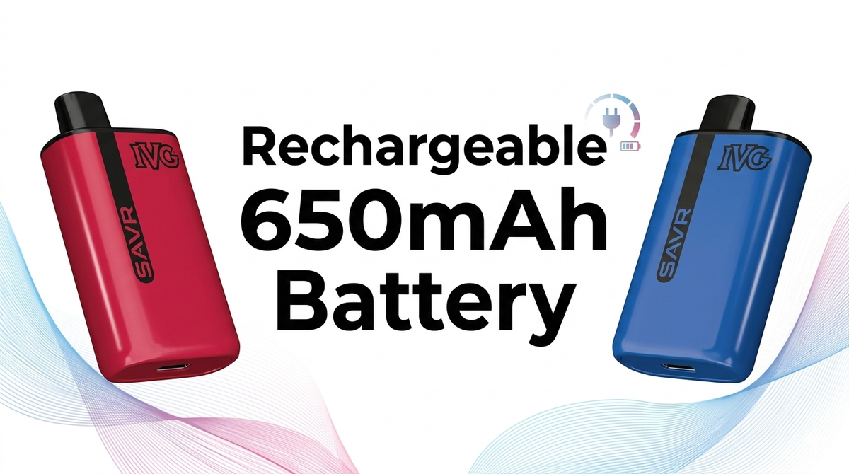 Rechargeable 650mAh Battery