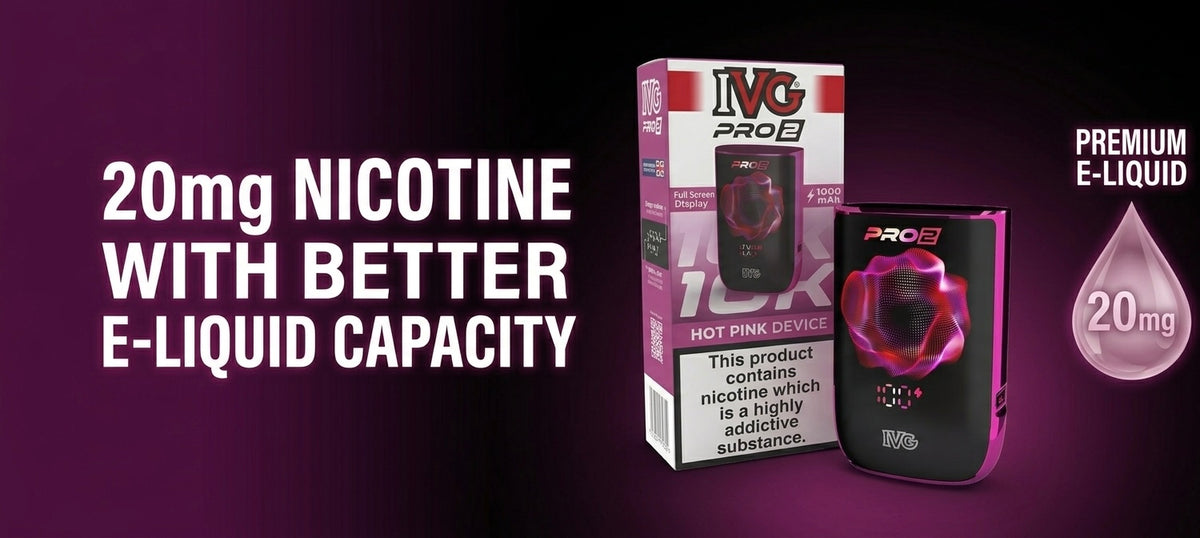 20mg Nicotine with Better E-Liquid Capacity