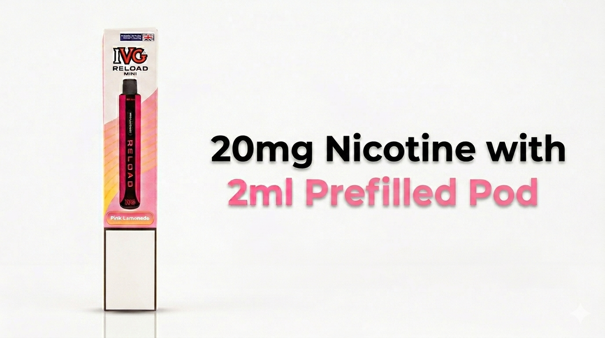 20mg Nicotine with 2ml Prefilled Pod