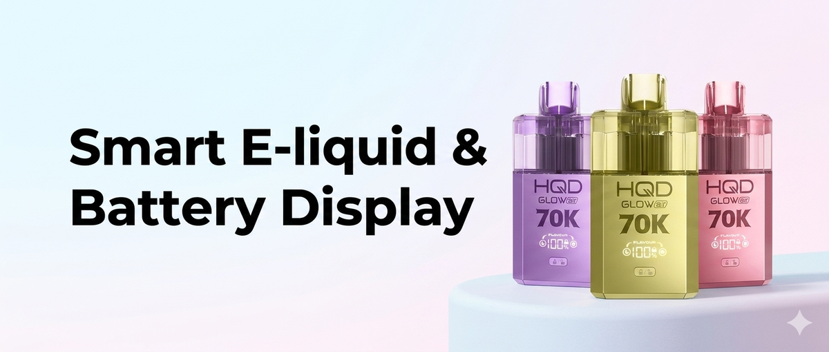 Smart E-liquid & Battery Display