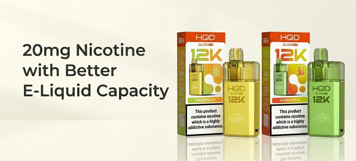 20mg Nicotine with Better E-Liquid Capacity