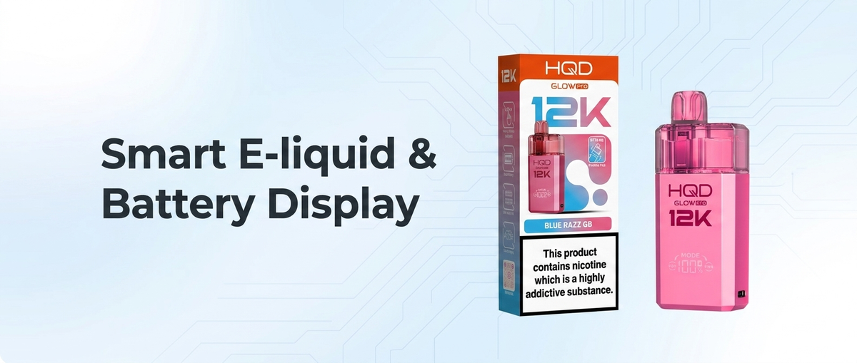 Smart E-liquid & Battery Display