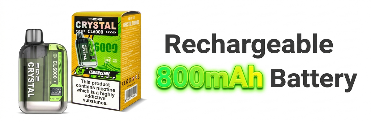 Rechargeable 800mAh Battery