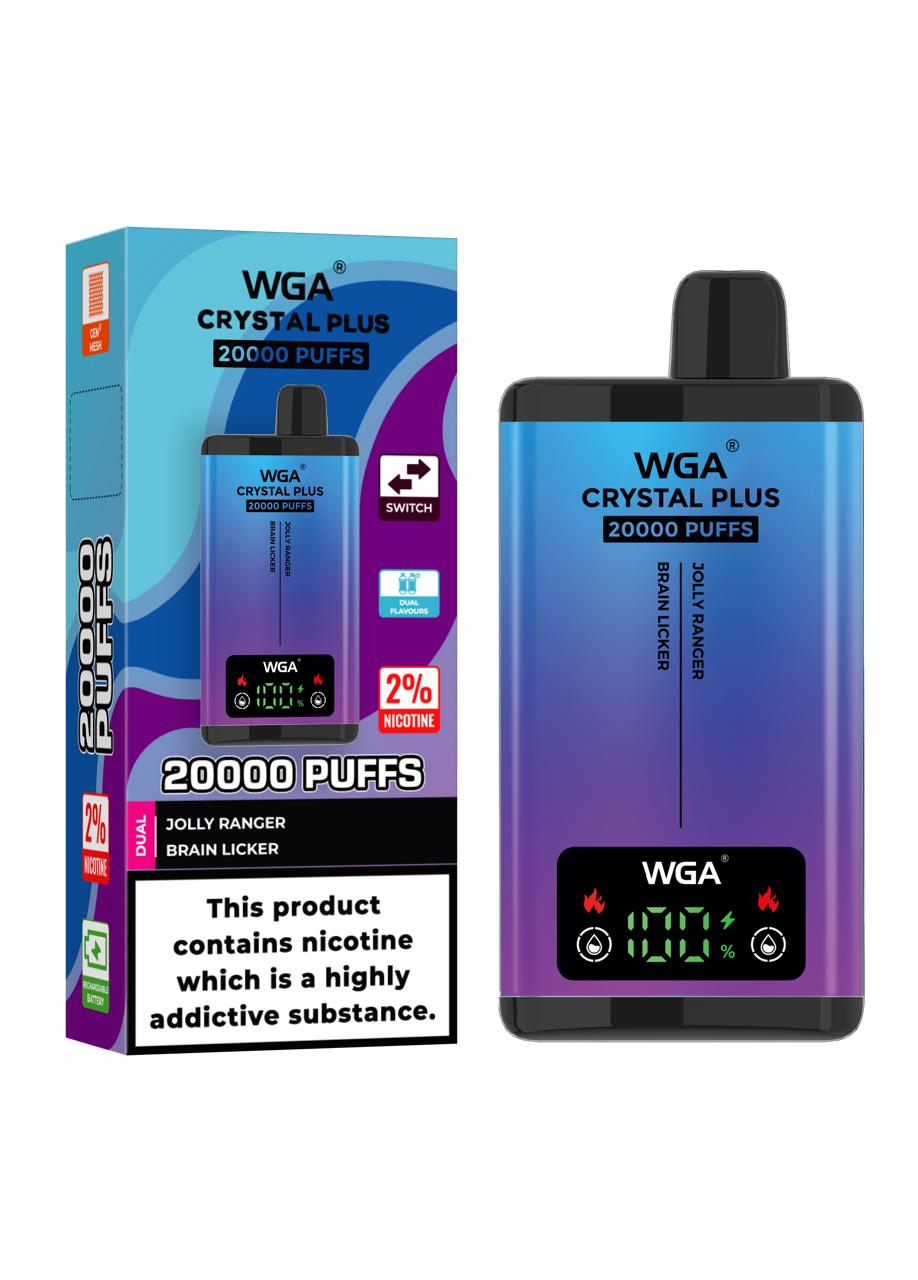 WGA Crystal Plus 20,000 Vape 2-in-1 Rechargeable