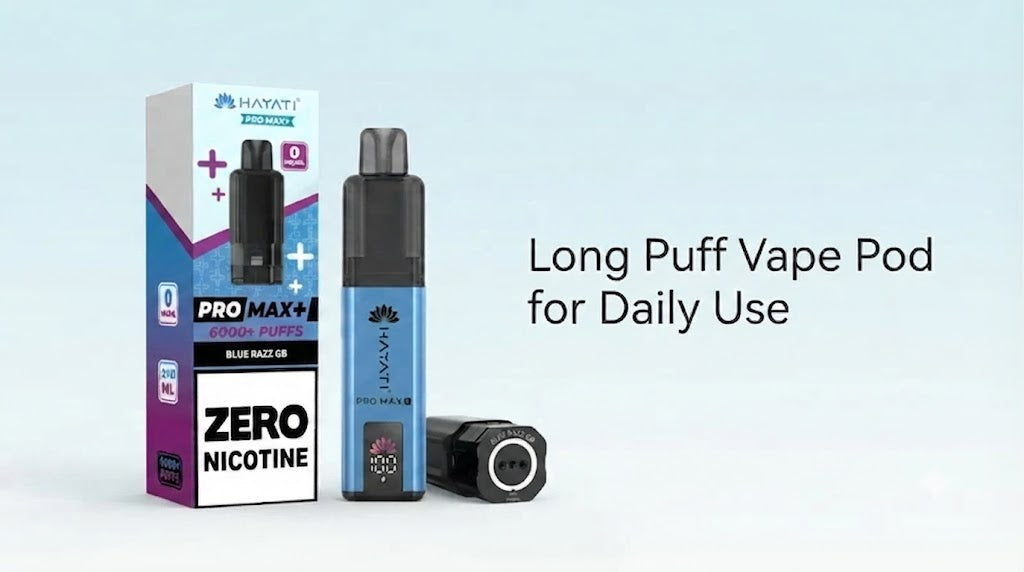 Long Puff Vape Pod for Daily Use