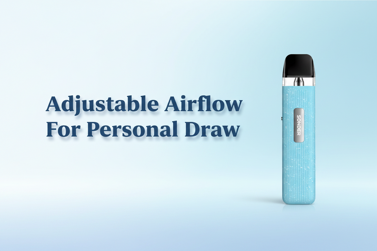 Adjustable Airflow For Personal Draw