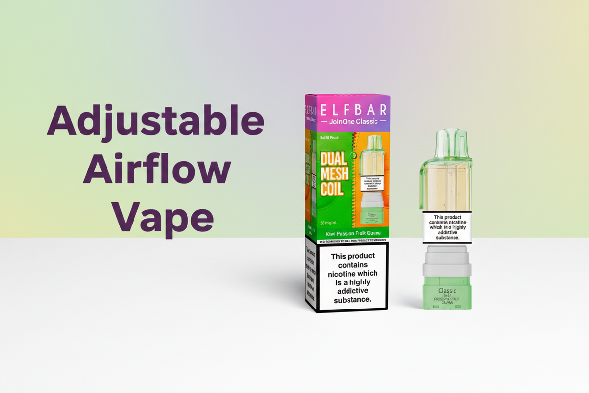 Adjustable Airflow Vape