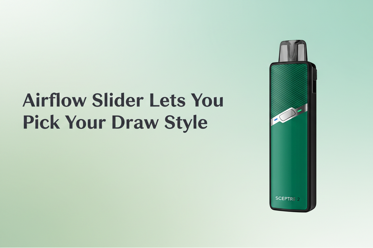 Airflow slider lets you pick your draw style