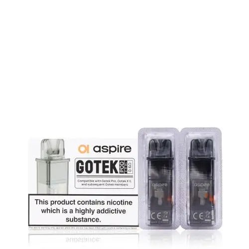 Aspire Gotek 0.8 ohm Replacement Pods Select Vape Club Aspire Gotek 0.8 ohm Replacement Pods Select Vape Club